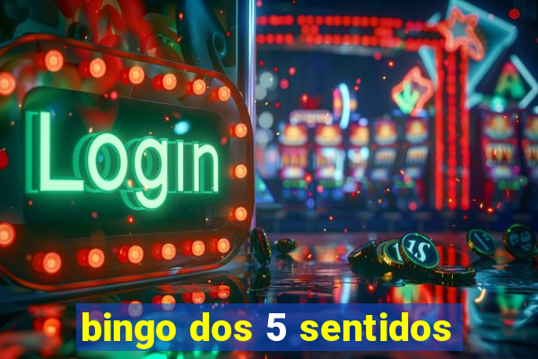 bingo dos 5 sentidos